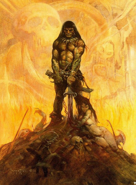 Colleced Editions Painting by Frank Frazetta