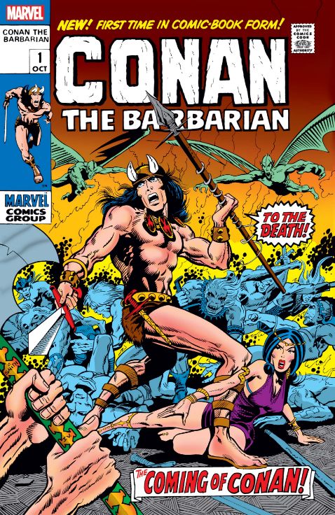 First Conan the Barbarian comic book by Marvel Comics (1970s) 