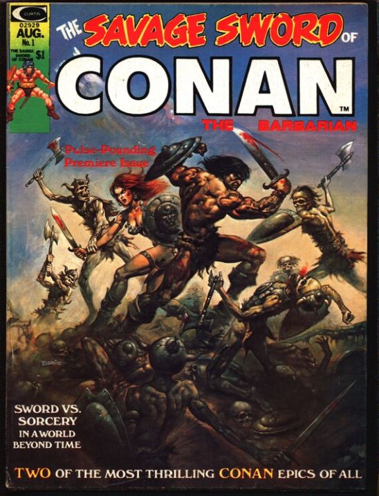 Savage Sword of Conan comic book by Marvel