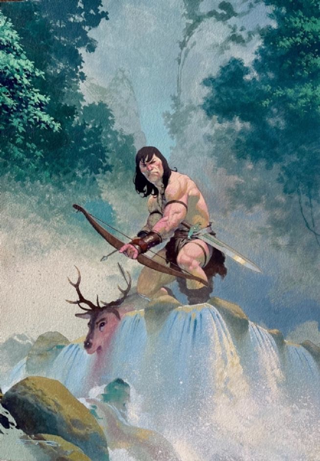 Conan Returned To His Homeland of Cimmeria by Esad Ribic